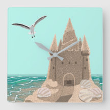 Sandcastle Seagull-klok