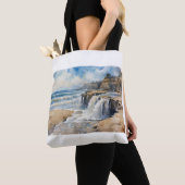 Sandcut Kustwaterval, Tote Bag (Dichtbij)