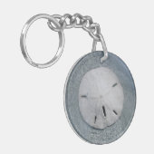 Sanddollar op strand | Sanibel Island, Florida Sleutelhanger (Voorkant Links)