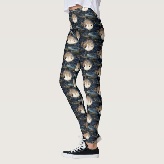 Sanderende mijnen op Clam bij het strand Leggings (Links)