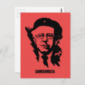 Sandernista Briefkaart (Voorkant / Achterkant)