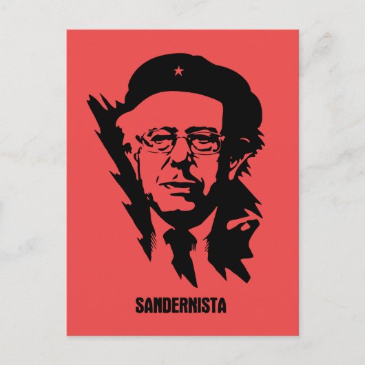 Sandernista Briefkaart (Voorkant)