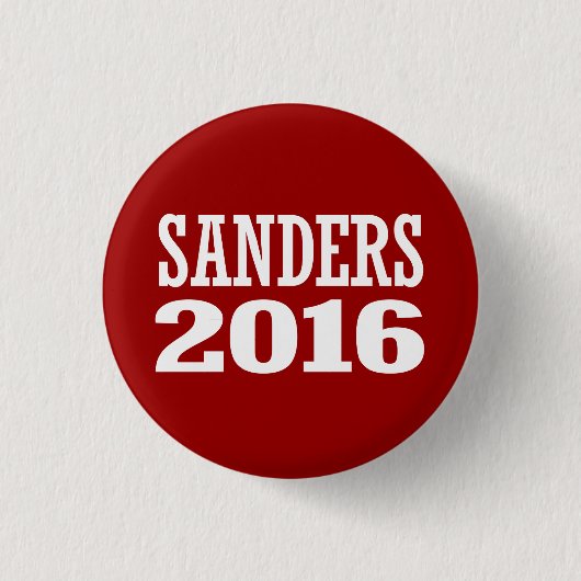 SANDERS 2016 RONDE BUTTON 3,2 CM (Voorkant)