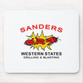 Sanders Construction Logo On Left Chest  Muismat (Voorkant)