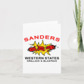 Sanders Construction Logo op de linkerborst Kaart (Voorkant)