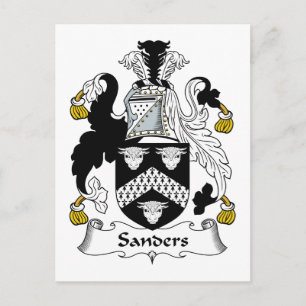 Sanders Family Crest Briefkaart
