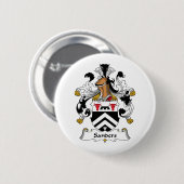 Sanders Family Crest Ronde Button 5,7 Cm (Voorkant /achterkant)