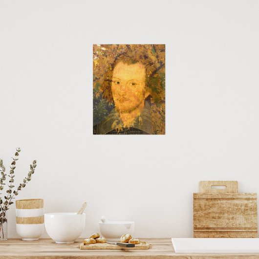 Sanders' portret van William Shakespeare Poster (Keuken)