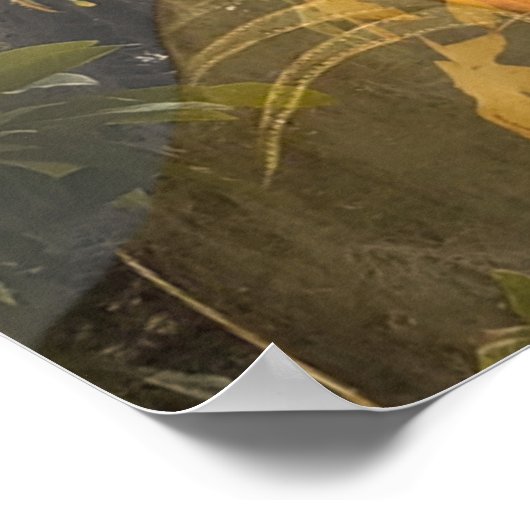 Sanders' portret van William Shakespeare Poster (Hoek)