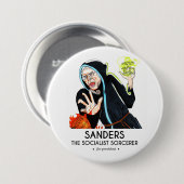 Sanders The Sorcerer Ronde Button 7,6 Cm (Voorkant /achterkant)