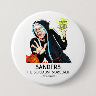 Sanders The Sorcerer Ronde Button 7,6 Cm