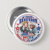 Sanders v. Trump 2020 Ronde Button 7,6 Cm (Voorkant /achterkant)