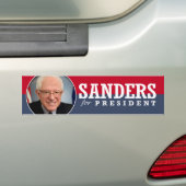 Sanders voor President Bumpersticker (Op auto)