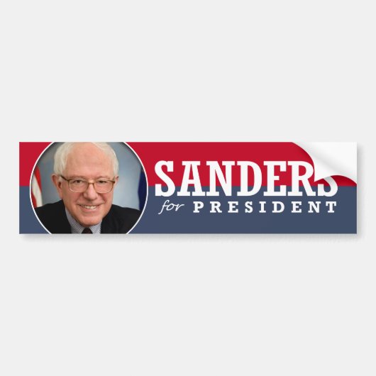 Sanders voor President Bumpersticker (Voorkant)