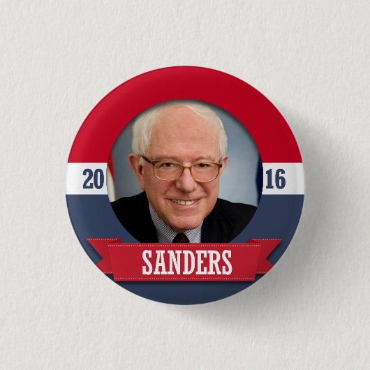 Sanders voor President Ronde Button 3,2 Cm (Voorkant)