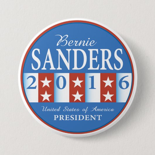 Sanders voor President Ronde Button 7,6 Cm (Voorkant)