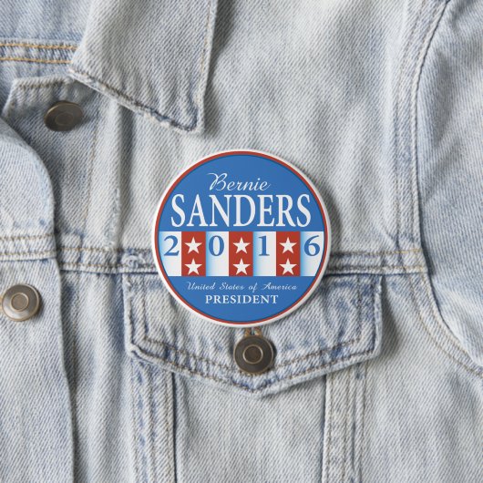 Sanders voor President Ronde Button 7,6 Cm (In situ)
