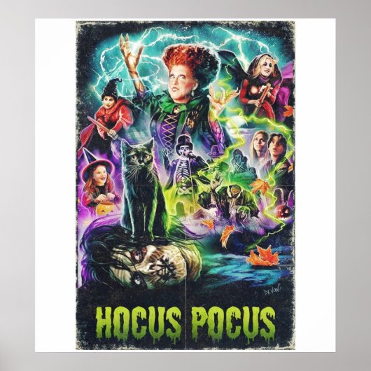 Sanderson Sisters Hocus Pocus Halloween Gift Poster (Voorkant)