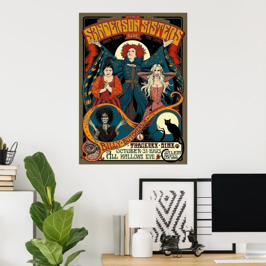Sanderson Sisters  Poster (Thuiskantoor)