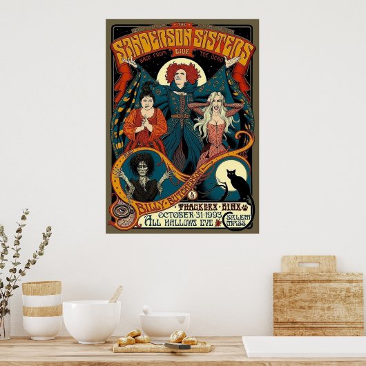 Sanderson Sisters Poster (Keuken)