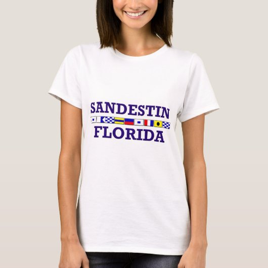 Sandestin Nautical Flags T-shirt (Voorkant)