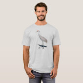Sandhill Crane Basic T-Shirt (Voorkant volledig)