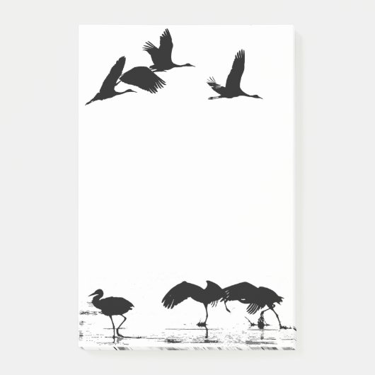 Sandhill Crane Bird Wildlife Animals Post-it Notes (Voorkant)