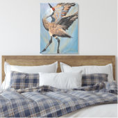 Sandhill Crane canvas Afdruk (Insitu (Slaapkamer))