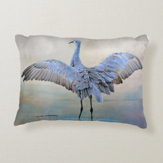 Sandhill Crane Dance Decoratief Kussen