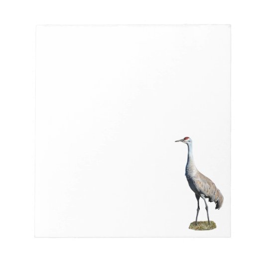 Sandhill Crane Foto Notitieblok (Voorkant)