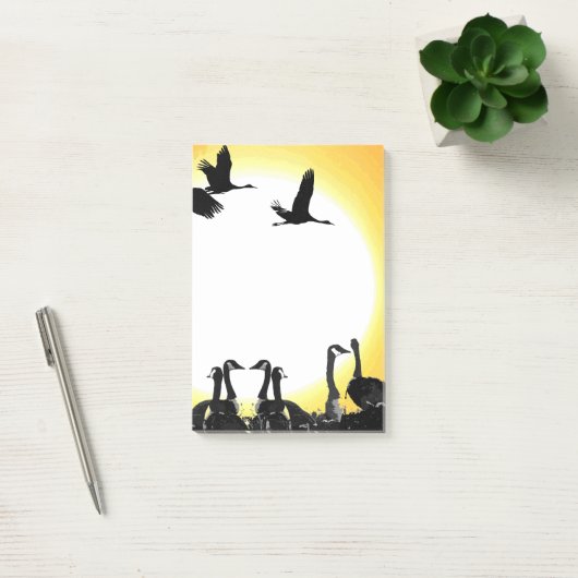 Sandhill Crane Geese Birds Wildlife Post-it Notes (Kantoor)