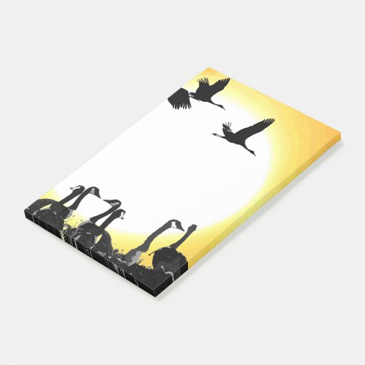 Sandhill Crane Geese Birds Wildlife Post-it Notes (Schuin)