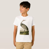 Sandhill Crane John James Audubon Birds of America T-shirt (Voorkant volledig)