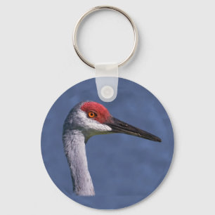 Sandhill Crane Lovely Lady KeychainWho kan weersta Sleutelhanger