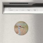 Sandhill Crane Magneet (Insitu (Vaatwasser))