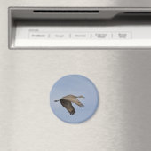 Sandhill Crane Magnet (Insitu (Vaatwasser))