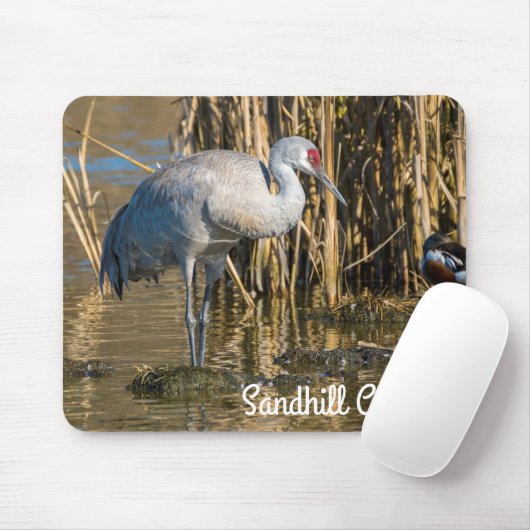 Sandhill Crane Muismat (Met muis)