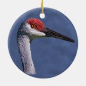 Sandhill Crane Ornament (Achterkant)