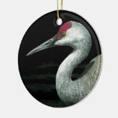 Sandhill Crane Ornament - "Grassland Grace" (Links)