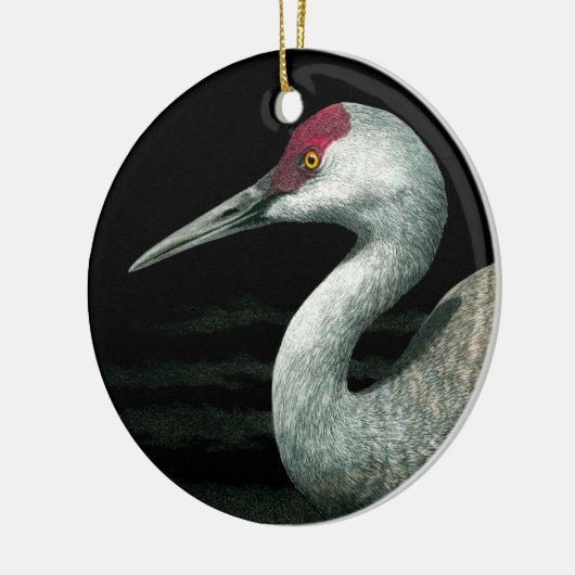 Sandhill Crane Ornament - "Grassland Grace" (Links)