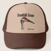 Sandhill Crane-pet Trucker Pet (Voorkant)
