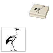 Sandhill Crane preparing to return home Rubberstempel (Gestempeld)