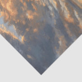 Sandhill Crane Sunset op de Marsh Decoupage Tissuepapier (Detail)