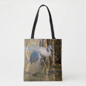 Sandhill Crane Tote Bag (Voorkant)