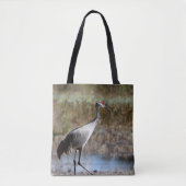 Sandhill Crane Tote Bag (Voorkant)