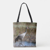 Sandhill Crane Tote Bag (Achterkant)
