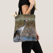 Sandhill Crane Tote Bag (Dichtbij)