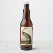 Sandhill Crane uit Audubon's Birds of America Bier Etiket (Voorkant)