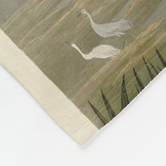 Sandhill Crane uit Audubon's Birds of America Fleece Deken (Hoek)