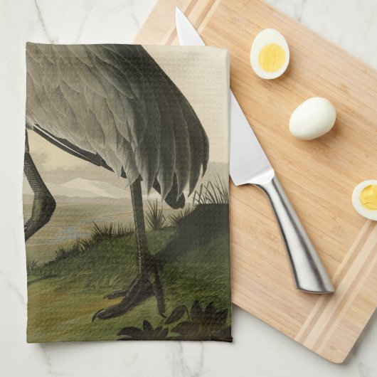 Sandhill Crane uit Audubon's Birds of America Theedoek (Quarter Fold)